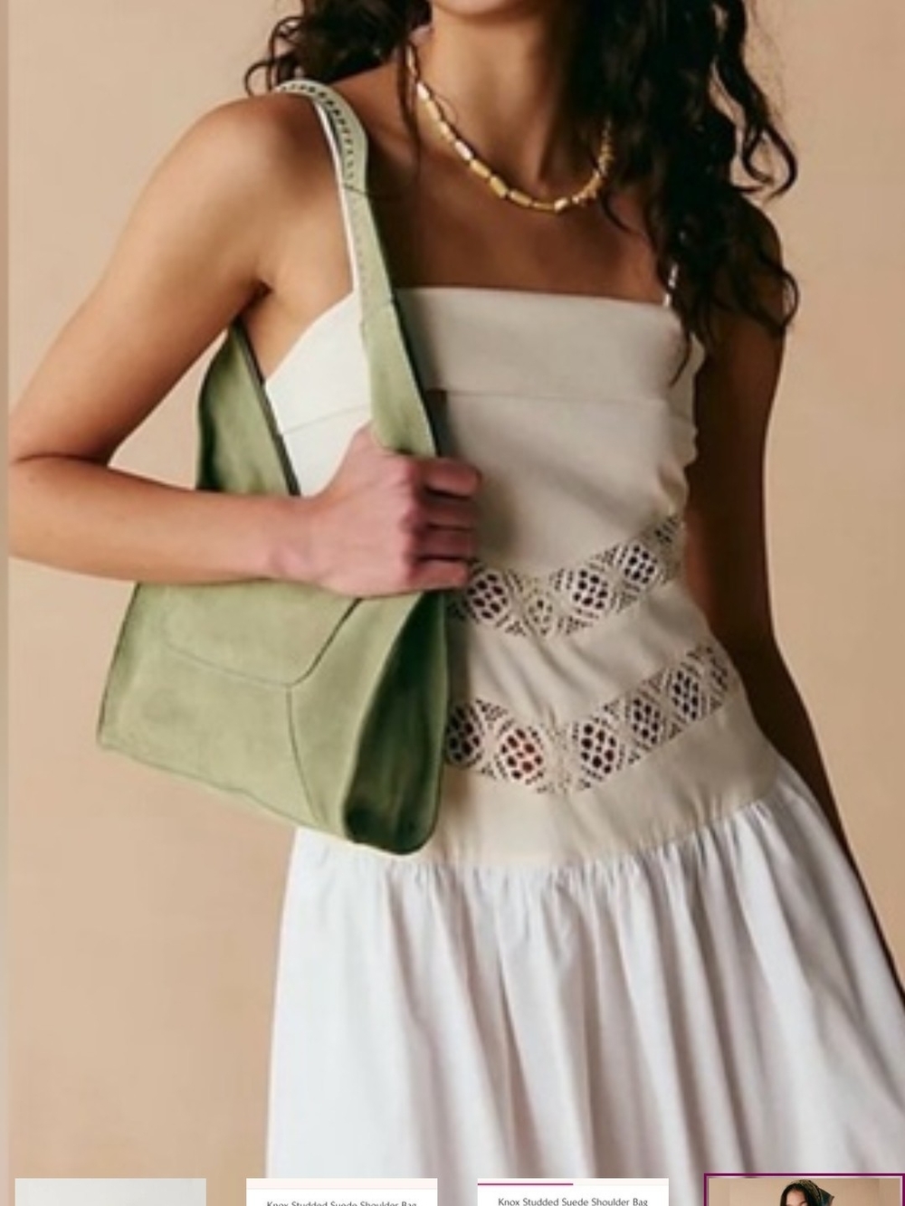 Free People Knox Suede Bag, New! - Picture 3 of 3